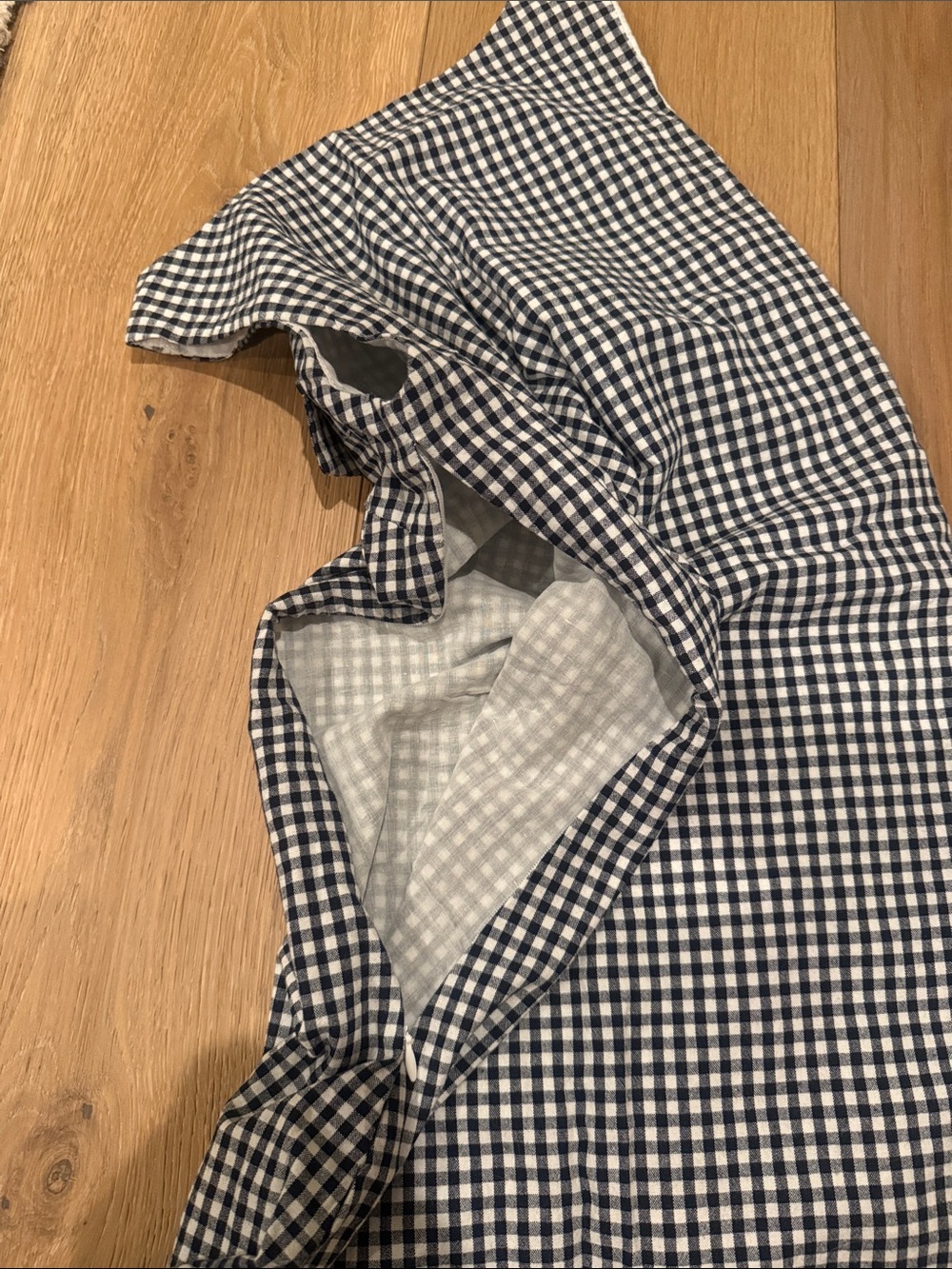 Many Many Clothes The Winona Dress Navy Plaid - Picture 5 of 7